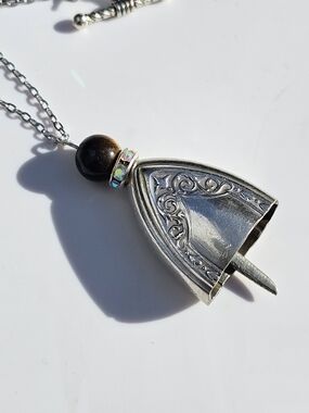 Hand Crafted Necklace - Gradient Pink Purple Orange